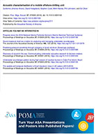 Acoustic Characterisation of a Mobile Offshore Drilling Unit
